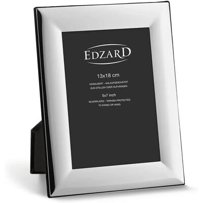 Cadre photo de table Edzard Argenté - 13x18 cm - Publicité Cadre photo de table Edzard Argenté - 13x18 cm - Publicité