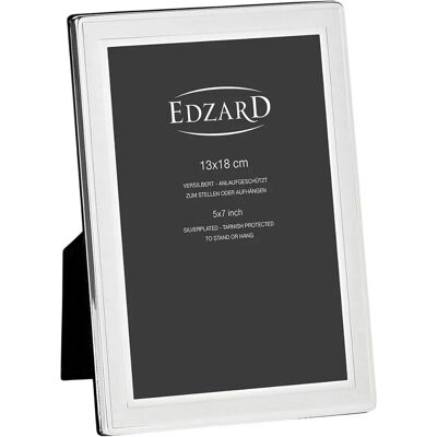Cadre photo Edzard Nardo en argent - 13x18 cm - Publicité Cadre photo Edzard Nardo en argent - 13x18 cm - Publicité