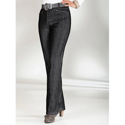 COSMA Hochtaillierte Schwarze Jeans - Jeans COSMA Hochtaillierte Schwarze Jeans - Jeans