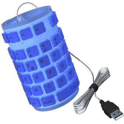 Tastiera Flessibile Impermeabile KeySonic ACK-109BL - Tastiera Tastiera Flessibile Impermeabile KeySonic ACK-109BL - Tastiera