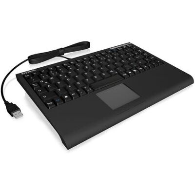 KeySonic ACK-540U+ Mini Keyboard - Black - QWERTY UK - Office USB KeySonic ACK-540U+ Mini Keyboard - Black - QWERTY UK - Office USB