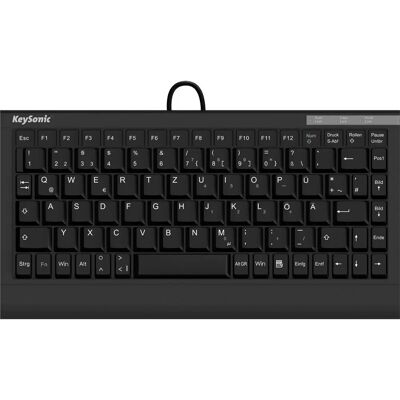 KeySonic ACK-595C+ Mini Keyboard - Home USB QWERTY US Black KeySonic ACK-595C+ Mini Keyboard - Home USB QWERTY US Black