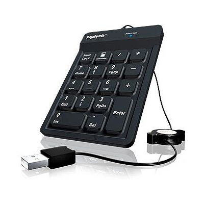 KeySonic ACK-118BK Numerisches Tastenfeld - Universal USB Schwarz KeySonic ACK-118BK Numerisches Tastenfeld - Universal USB Schwarz
