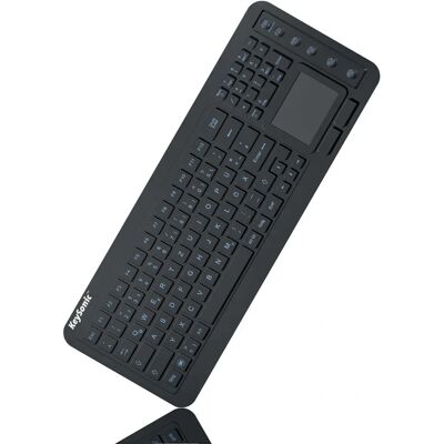 KeySonic KSK-6231INEL - Tastiera in silicone resistente all'acqua con touchpad - Layout UK KeySonic KSK-6231INEL - Tastiera in silicone resistente all'acqua con touchpad - Layout UK