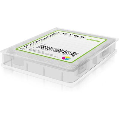 ICY BOX IB-AC6251 Skyddskåpa för hårddisk - Genomskinlig ICY BOX IB-AC6251 Skyddskåpa för hårddisk - Genomskinlig