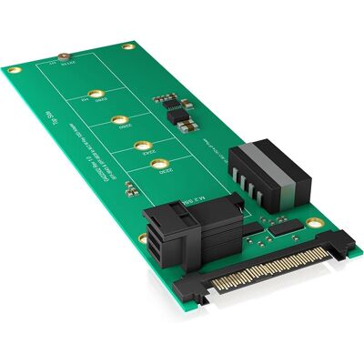 Κάρτα διασύνδεσης RaidSonic IB-M2B02 - M.2 σε U.2/SAS - Πράσινο Κάρτα διασύνδεσης RaidSonic IB-M2B02 - M.2 σε U.2/SAS - Πράσινο