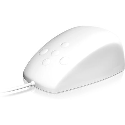 KeySonic KSM-3020M-W Waterproof Dustproof Mouse - IP68 - Ambidextrous KeySonic KSM-3020M-W Waterproof Dustproof Mouse - IP68 - Ambidextrous