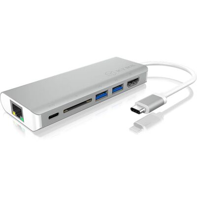 ICY BOX IB-DK4034-CPD Station d'accueil USB-C 6-en-1 - HDMI, 100W PD, Ethernet ICY BOX IB-DK4034-CPD Station d'accueil USB-C 6-en-1 - HDMI, 100W PD, Ethernet