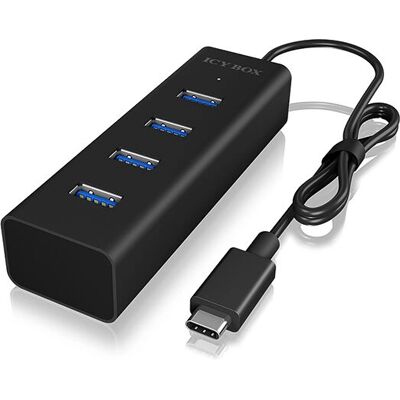 ICY BOX IB-HUB1409-C3 USB 3.2 Gen 1 Type-C 4-port Hub ICY BOX IB-HUB1409-C3 USB 3.2 Gen 1 Type-C 4-port Hub