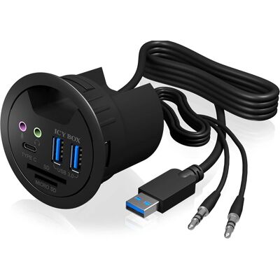 USB 3.0 Hub ICY BOX IB-HUB1404A - Fekete USB 3.0 Hub ICY BOX IB-HUB1404A - Fekete