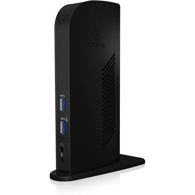 Station d'accueil ICY BOX IB-DK2242AC Dual DisplayPort - Support 4K/5K - Publicité Station d'accueil ICY BOX IB-DK2242AC Dual DisplayPort - Support 4K/5K - Publicité