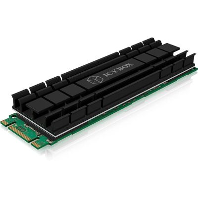 ICY BOX IB-M2HS-701 M.2 NVMe SSD Hűtő - Fekete - SSD Hűtés ICY BOX IB-M2HS-701 M.2 NVMe SSD Hűtő - Fekete - SSD Hűtés