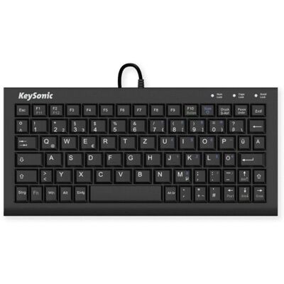 KeySonic ACK-3401U Svart Kompakt-Tangentbord - Tangentbord KeySonic ACK-3401U Svart Kompakt-Tangentbord - Tangentbord