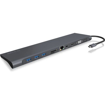 ICY BOX IB-DK2102-C Dockingstation - Dual-Display, USB 3.0, Ethernet ICY BOX IB-DK2102-C Dockingstation - Dual-Display, USB 3.0, Ethernet