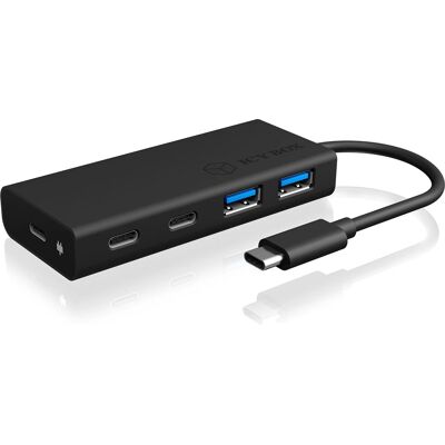 ICY BOX IB-HUB1426-CPD USB-C Hub - Fekete ICY BOX IB-HUB1426-CPD USB-C Hub - Fekete