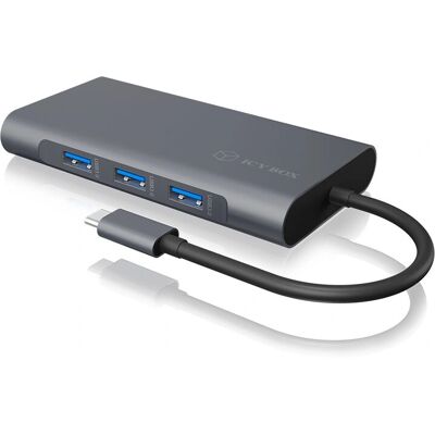 Stație de docking ICY BOX IB-DK4040-CPD - Dual Monitor USB-C Stație de docking ICY BOX IB-DK4040-CPD - Dual Monitor USB-C