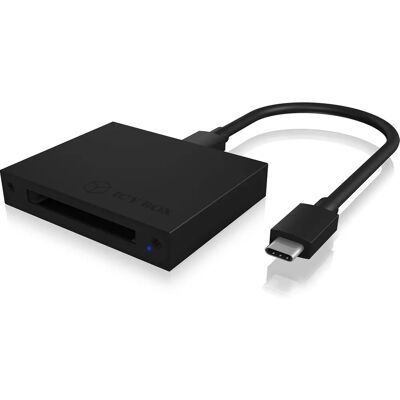 RaidSonic IB-CR402-C31 Kaartlezer - USB 3.1 Type-C - Zwart RaidSonic IB-CR402-C31 Kaartlezer - USB 3.1 Type-C - Zwart