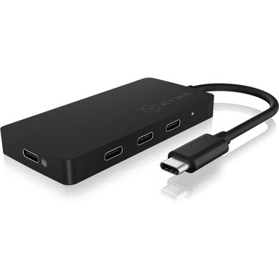 RaidSonic IB-HUB1429-CPD USB-hub - Zwart RaidSonic IB-HUB1429-CPD USB-hub - Zwart