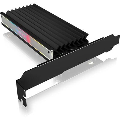 ICY BOX IC-PCI224M2-ARGB Interfacekort - M.2 NVMe PCIe Adapter ICY BOX IC-PCI224M2-ARGB Interfacekort - M.2 NVMe PCIe Adapter
