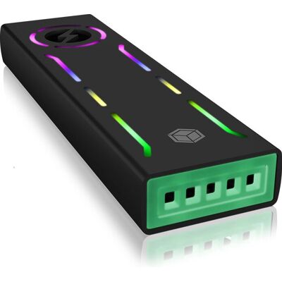 ICY BOX IB-G1826MF-C31 SSD-kapsling - Svart - M.2 NVMe ICY BOX IB-G1826MF-C31 SSD-kapsling - Svart - M.2 NVMe