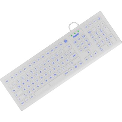 KeySonic KSK-8031INEL Waterproof USB Keyboard - Full Size QWERTZ KeySonic KSK-8031INEL Waterproof USB Keyboard - Full Size QWERTZ