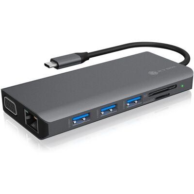 Docking Station RaidSonic IB-DK4070-CPD - 4K HDMI, USB-C, Ethernet Docking Station RaidSonic IB-DK4070-CPD - 4K HDMI, USB-C, Ethernet