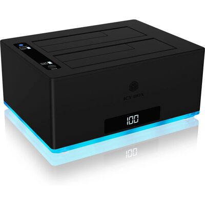 ICY BOX IB-127CL-U3 USB 3.2 Gen 1 Docking- és Klonállomás ICY BOX IB-127CL-U3 USB 3.2 Gen 1 Docking- és Klonállomás