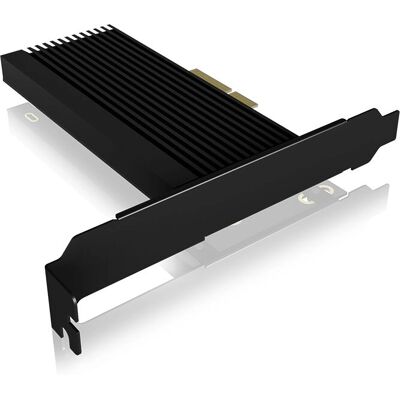 Carte d'interface ICY BOX IB-PCI208-HS - M.2 PCIe 4.0 x4 - Gris - Extension de stockage Carte d'interface ICY BOX IB-PCI208-HS - M.2 PCIe 4.0 x4 - Gris - Extension de stockage
