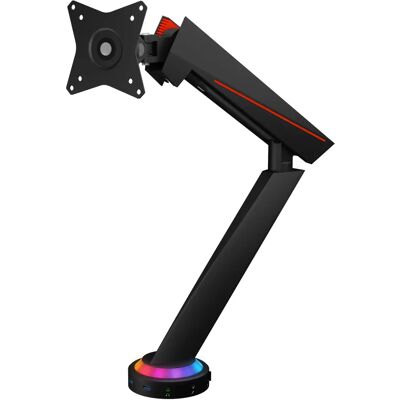 Support pour moniteur ICY BOX IB-MSG303BL-T avec lumière RGB - 32" Noir - Publicité Support pour moniteur ICY BOX IB-MSG303BL-T avec lumière RGB - 32" Noir - Publicité