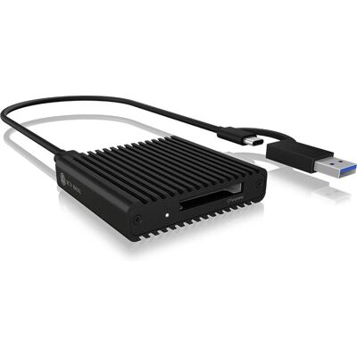 Lecteur de cartes ICY BOX IB-CR404-C31 - CFexpress 2.0, USB 3.2, Noir - Publicité Lecteur de cartes ICY BOX IB-CR404-C31 - CFexpress 2.0, USB 3.2, Noir - Publicité