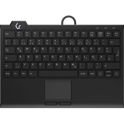 KeySonic KSK-5210ELU - Kompakte deutsche USB-Tastatur KeySonic KSK-5210ELU - Kompakte deutsche USB-Tastatur