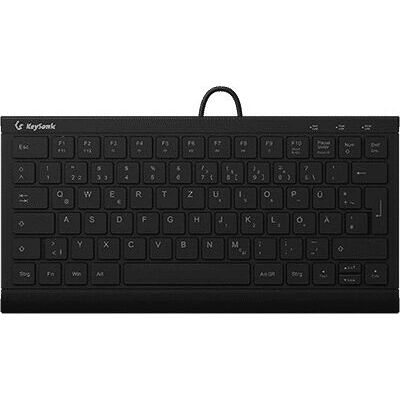 KeySonic KSK-5011ELC - Kompakte deutsche Tastatur mit Beleuchtung KeySonic KSK-5011ELC - Kompakte deutsche Tastatur mit Beleuchtung