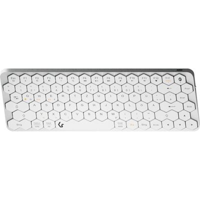 Teclado Bluetooth Inalámbrico de Aluminio KeySonic KSK-5020BT-S - Oficina Teclado Bluetooth Inalámbrico de Aluminio KeySonic KSK-5020BT-S - Oficina