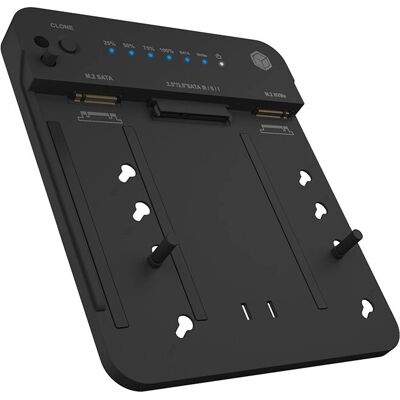 ICY BOX IB-2915MSCL-C31 USB 3.2 Gen 2 Type-C Fekete - Külső Docking Station ICY BOX IB-2915MSCL-C31 USB 3.2 Gen 2 Type-C Fekete - Külső Docking Station