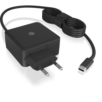 Φορτιστής τοίχου USB-C 65W ICY BOX - Μαύρο Φορτιστής τοίχου USB-C 65W ICY BOX - Μαύρο