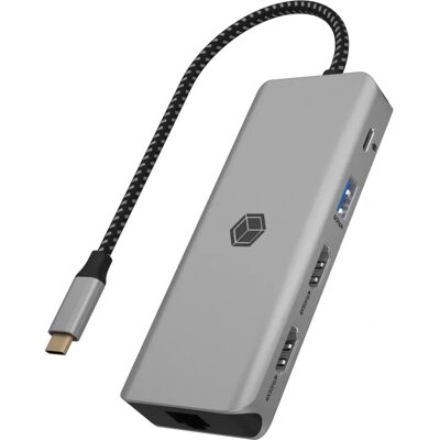 ICY BOX IB-DK4012-CPD Dockingstation - 9-in-1 USB-C 100W ICY BOX IB-DK4012-CPD Dockingstation - 9-in-1 USB-C 100W