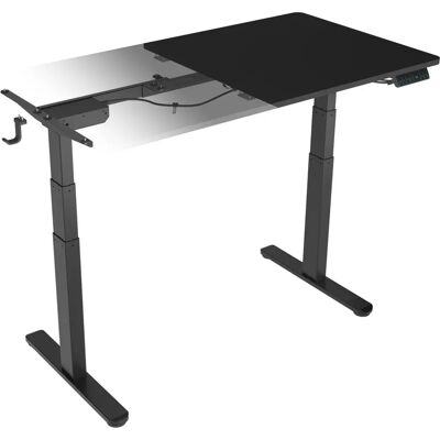 ICY BOX IB-EW122B-TT Schwarz - Elektrisch höhenverstellbarer Tisch ICY BOX IB-EW122B-TT Schwarz - Elektrisch höhenverstellbarer Tisch