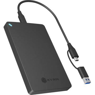 ICY BOX IB-201T-CU31 SSD kotelo - Musta - Tukee 6 Gbps ICY BOX IB-201T-CU31 SSD kotelo - Musta - Tukee 6 Gbps