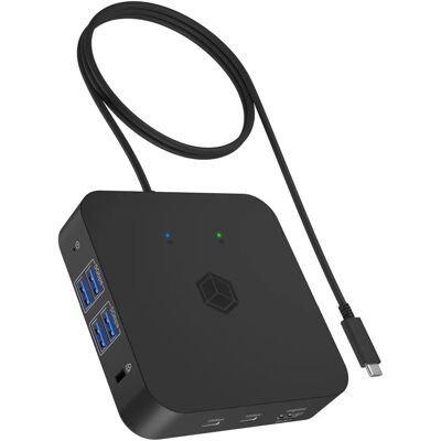 RaidSonic Icy Box - Dockingstation - USB-C - 3 HDMI - 1Gbe RaidSonic Icy Box - Dockingstation - USB-C - 3 HDMI - 1Gbe