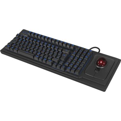 KeySonic KSK-8202ELU-T - Ergonomisches USB-Tastatur Deutsch Schwarz KeySonic KSK-8202ELU-T - Ergonomisches USB-Tastatur Deutsch Schwarz
