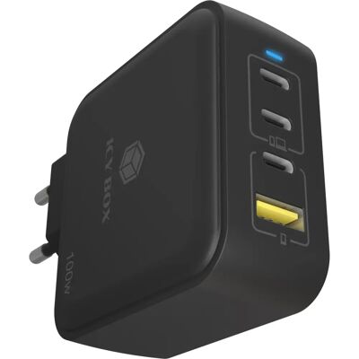 ICY BOX IB-PS1040-PD 100W GaN Ladegerät - Mobilgerät ICY BOX IB-PS1040-PD 100W GaN Ladegerät - Mobilgerät