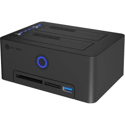 IcyBox IB-1233Cl-Cr klónállomás 2,5" SSD/HDD IcyBox IB-1233Cl-Cr klónállomás 2,5" SSD/HDD