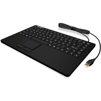 Tastiera industriale in silicone impermeabile KeySonic KSK-5230IN con touchpad Tastiera industriale in silicone impermeabile KeySonic KSK-5230IN con touchpad
