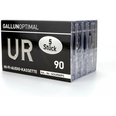 Ginza UR-90 Kassettband - 90 Min - 5-pack Ginza UR-90 Kassettband - 90 Min - 5-pack