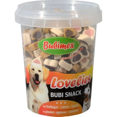 Bubimex Bubi Snack Lovelies - Friandises pour chien - 300g - Publicité Bubimex Bubi Snack Lovelies - Friandises pour chien - 300g - Publicité