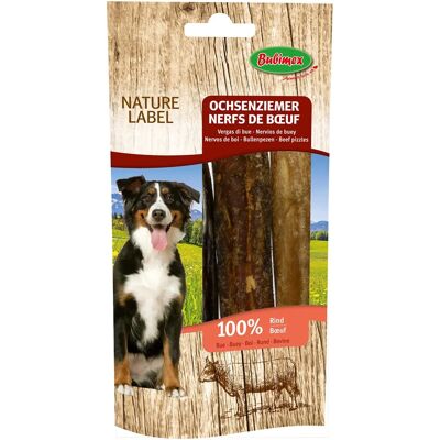 Bubimex - Nerf de Boeuf Coupé - 12 cm Paquet de 3 - Friandise pour chien - Publicité Bubimex - Nerf de Boeuf Coupé - 12 cm Paquet de 3 - Friandise pour chien - Publicité