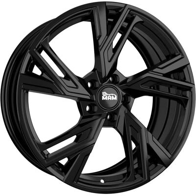 MAM Wheels Rs5 Schwarz Lackiert 8x18 ET 30 - Alufelge MAM Wheels Rs5 Schwarz Lackiert 8x18 ET 30 - Alufelge