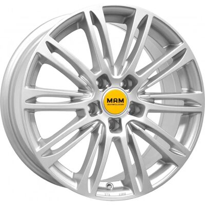 MAM Wheels A4 Silber Lackiert 8x19 ET 45 5/112 - Alufelge MAM Wheels A4 Silber Lackiert 8x19 ET 45 5/112 - Alufelge