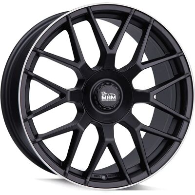 MAM Wheels GT1 8x18 ET 30 5/112 Alufelge Schwarz MAM Wheels GT1 8x18 ET 30 5/112 Alufelge Schwarz