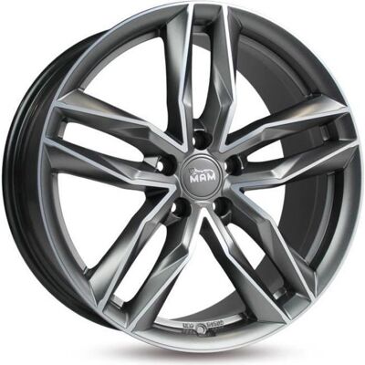 MAM Wheels Rs3 Alliage Matte Palladium - 5/114.3 - Élégance Sportive - Publicité MAM Wheels Rs3 Alliage Matte Palladium - 5/114.3 - Élégance Sportive - Publicité